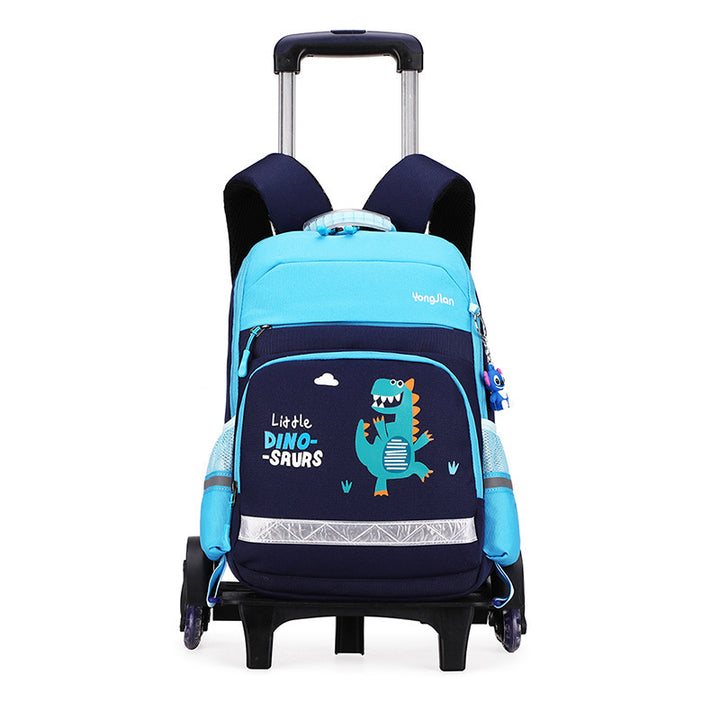 Korean Detachable Trolley  Bag For Elementary School Students