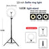 Compatible with Apple, Video Light, Dimmable Light, Selfie Led Ring Light, Usb Ring Light, With Tripod Frame Light