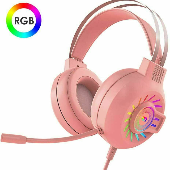 3.5mm Gaming Headset With Mic Headphone For PC Laptop Nintendo PS4