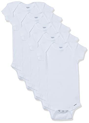 Gerber Baby-Girls 5-Pack Short Sleeve Variety Onesies Bodysuits