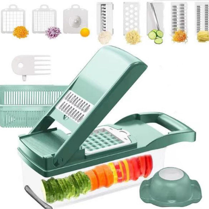 12 In 1 Manual Vegetable Chopper Kitchen Gadgets Food Chopper Onion Cutter Vegetable Slicer