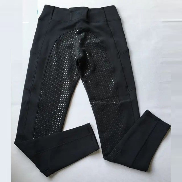 Autumn And Winter High Elastic Wear-resistant Horse Riding Adult And Children Breathable Equestrian Pants