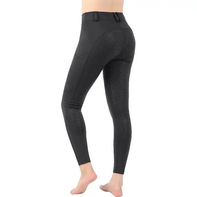 Autumn And Winter High Elastic Wear-resistant Horse Riding Adult And Children Breathable Equestrian Pants