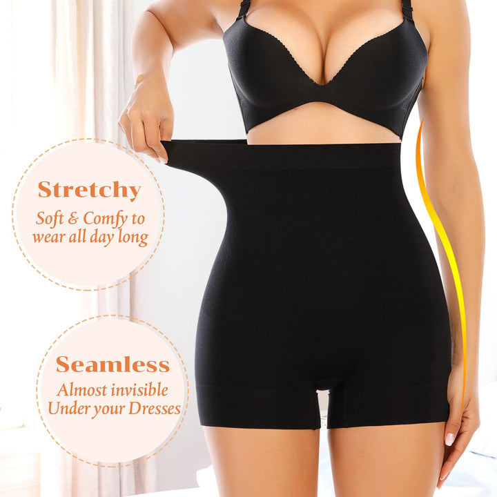 Womens Seamless Shaping Boyshorts Panties Tummy Control Underwear Slimming Shapewear Shorts