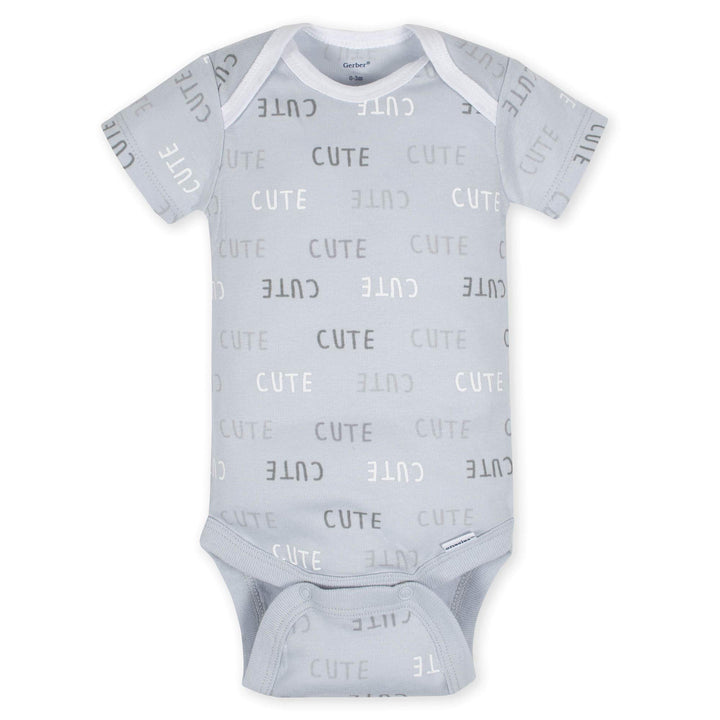 Gerber Baby-Girls 5-Pack Short Sleeve Variety Onesies Bodysuits