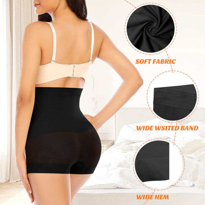 Womens Seamless Shaping Boyshorts Panties Tummy Control Underwear Slimming Shapewear Shorts